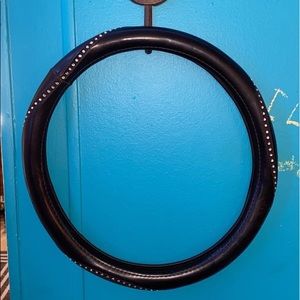 Bedazzled steering wheel cover